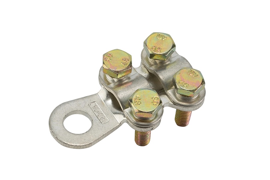 WCJB Plum na hugis Purple Copper Wire Clamp