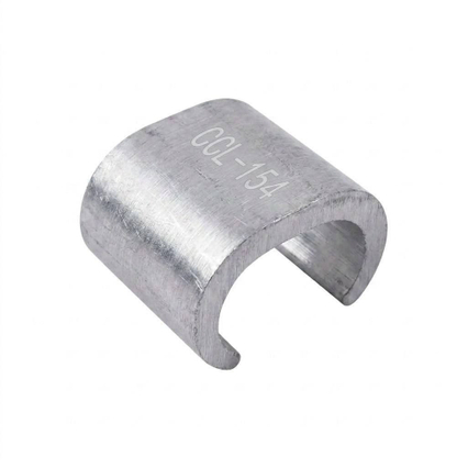 &Eacute;chantillon de connecteur en aluminium de type CCL-134 C vu de face